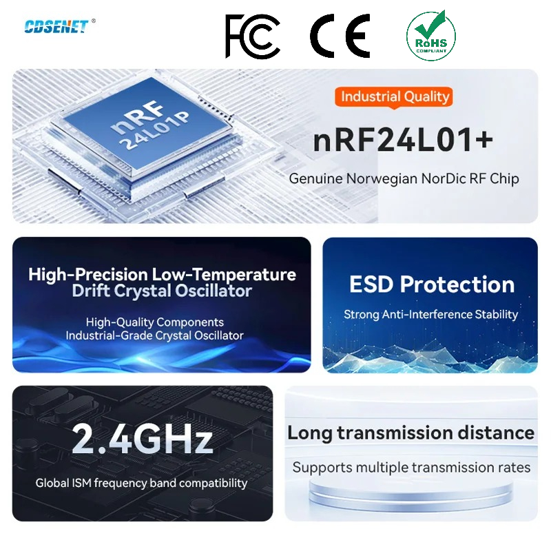 Nrf24L01 Module Wireless - 2pcs nRF24L01+ PA LNA 2.4GHz Wireless