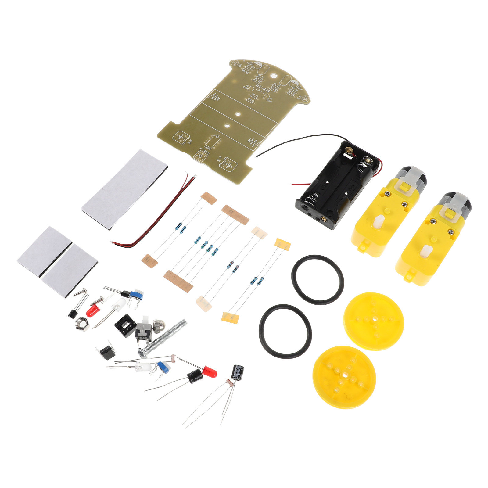 Learn Diy Electronics - 1Set Smart Car Kit DIY Intelligent