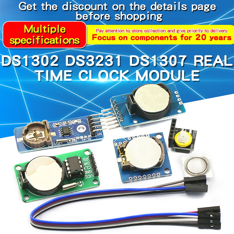 Rtc Module Ds3231 - 1 Chiếc DS1302 DS3231 DS1307 Đồng