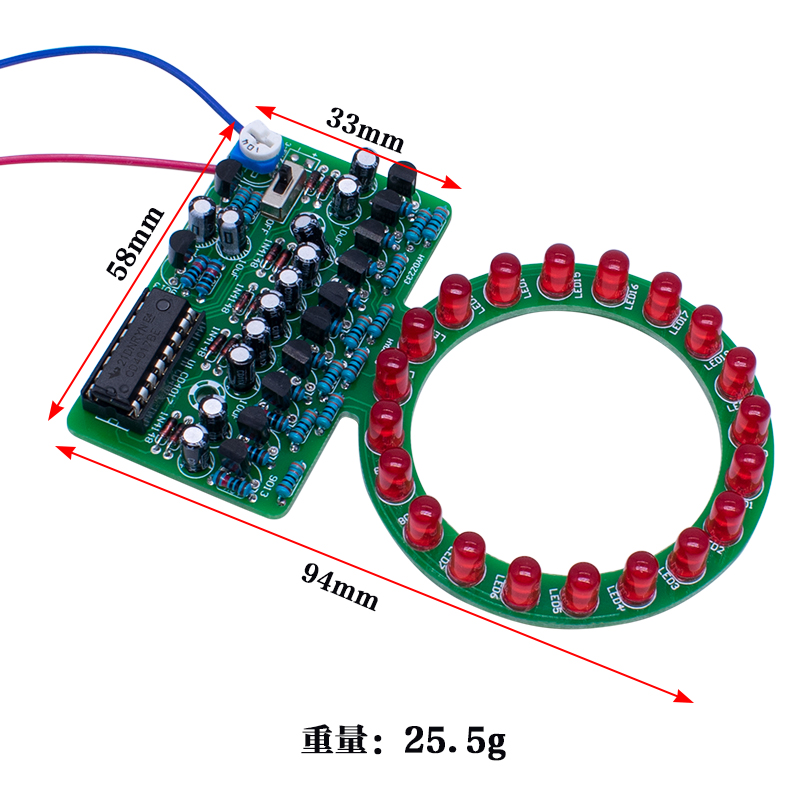CD4017 Ring Gradient LED Flowi - đánh giá và giá Diy Electronics Projects For Students