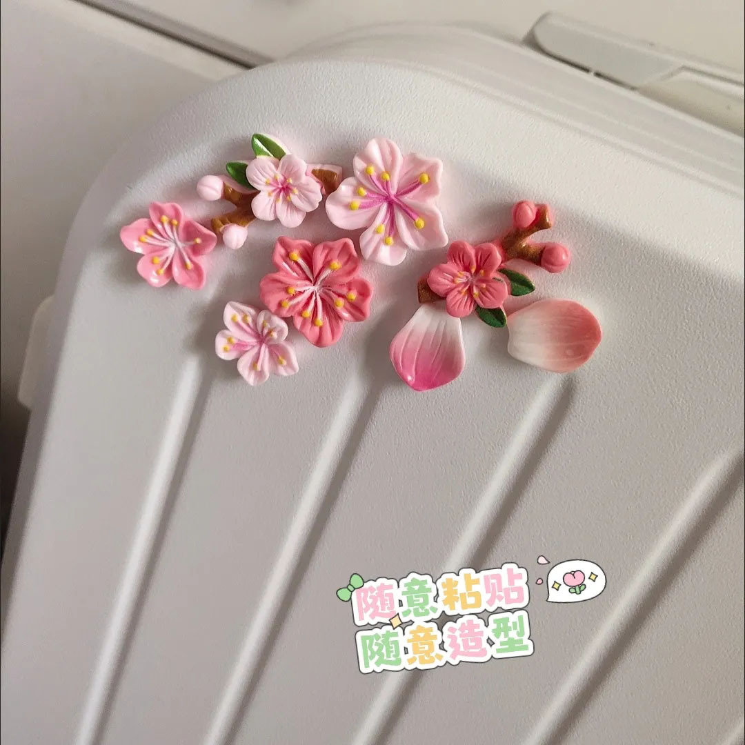 Peach Blossom Car Decal DIY 3D - đánh giá và giá Diy Electric Car