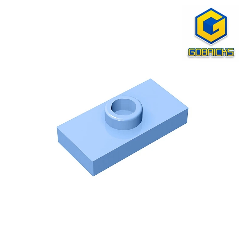 Gobricks GDS-803 PLATE 1X2 W.  - đánh giá và giá Diy Lego Electronics