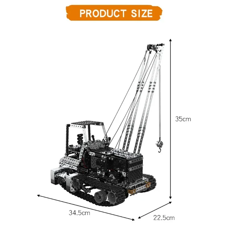 DIY Metal RC Crane Electric Ho - đánh giá và giá Diy Electric Car