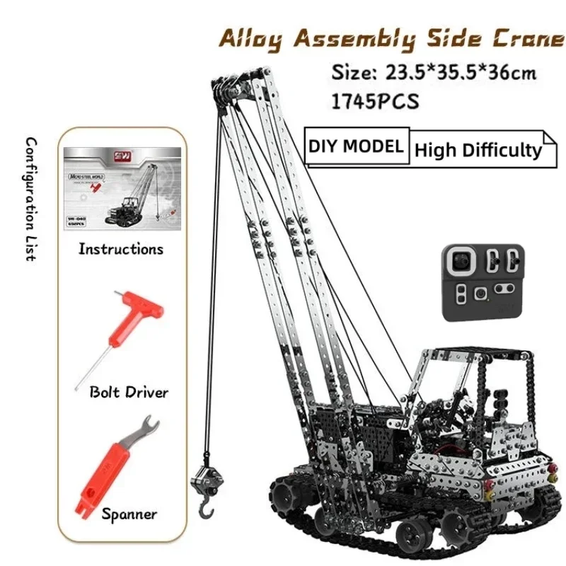 DIY Metal RC Crane Electric Ho - đánh giá và giá Diy Electric Car