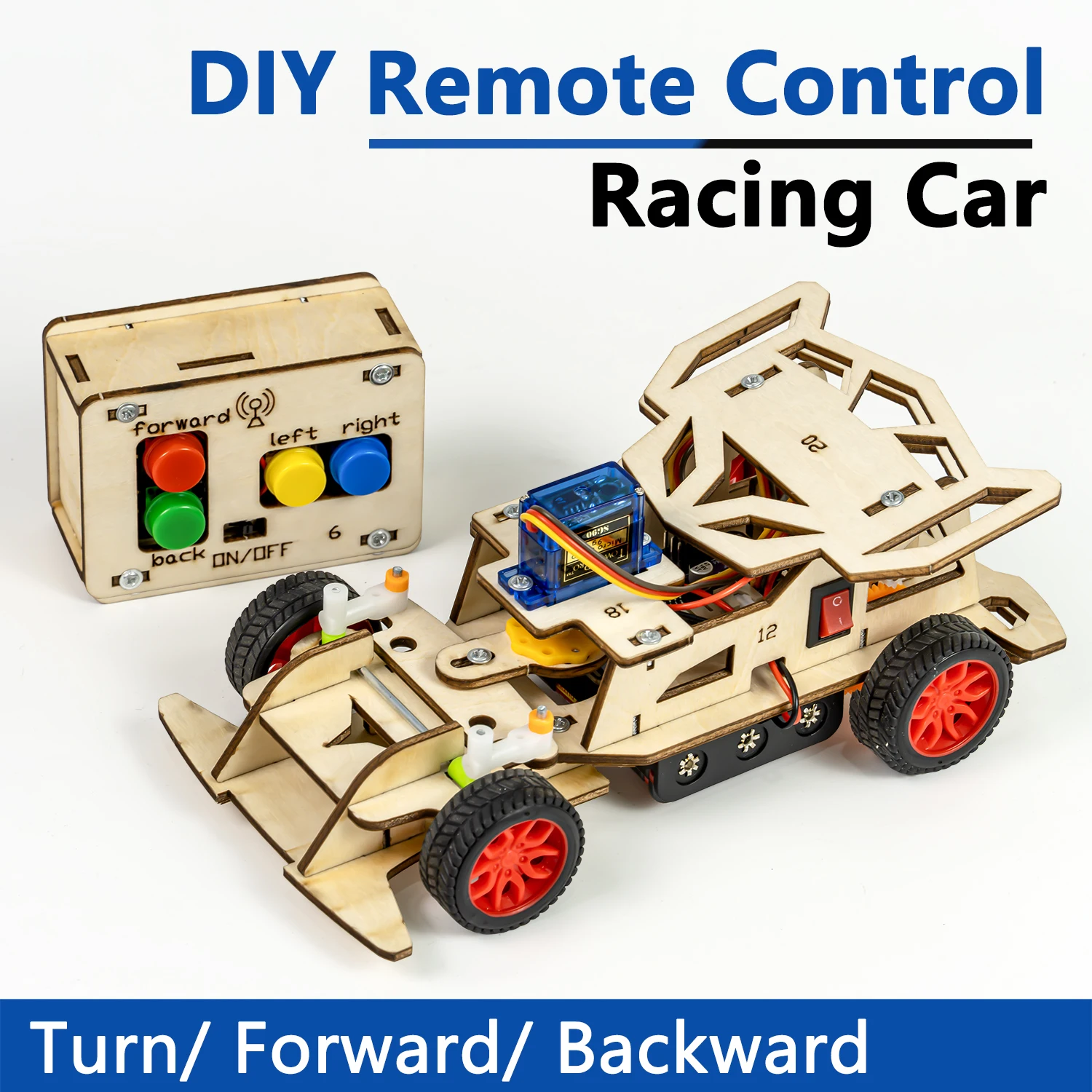 DIY Remote Control Steering Ca - đánh giá và giá Diy Electronics Projects For Students