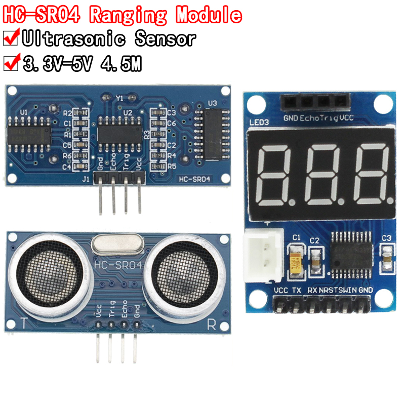 Ultrasonic sensor HC-SR04 HCSR - đánh giá và giá Ultrasonic Sensor Hc