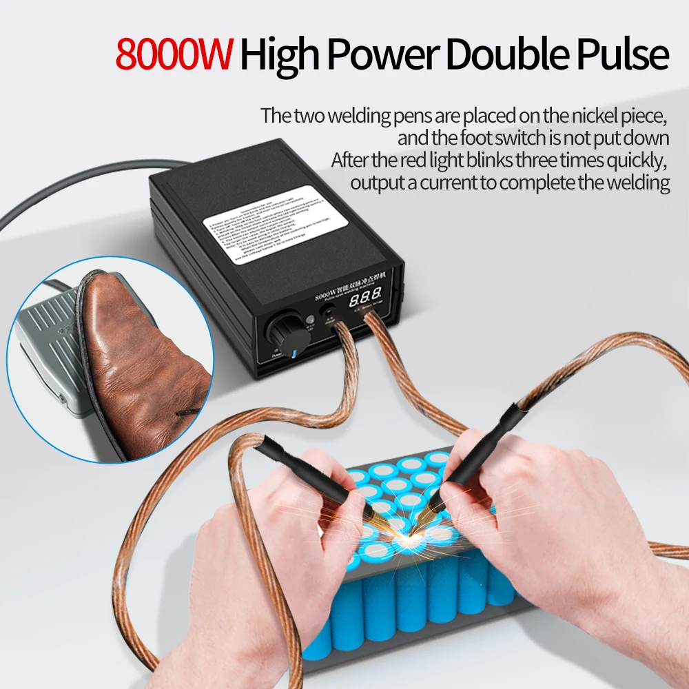 5000W/8000W Electric Welders S - đánh giá và giá Diy Electronics Spot Welder