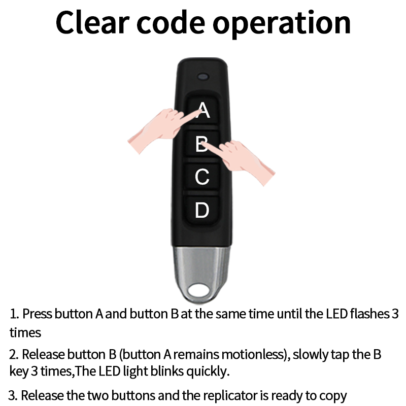 Universal 433 Mhz Garage Door  - đánh giá và giá Diy Electronics Button