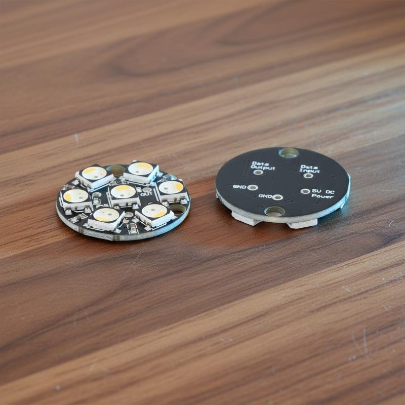 WS2812 7Bit Circular LED Circu - đánh giá và giá Diy Electronics Projects For Students