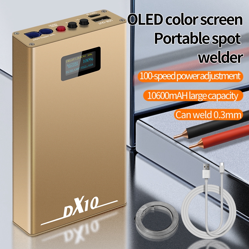 10600mah DX10 Handheld Spot We - đánh giá và giá Diy Electronics Spot Welder