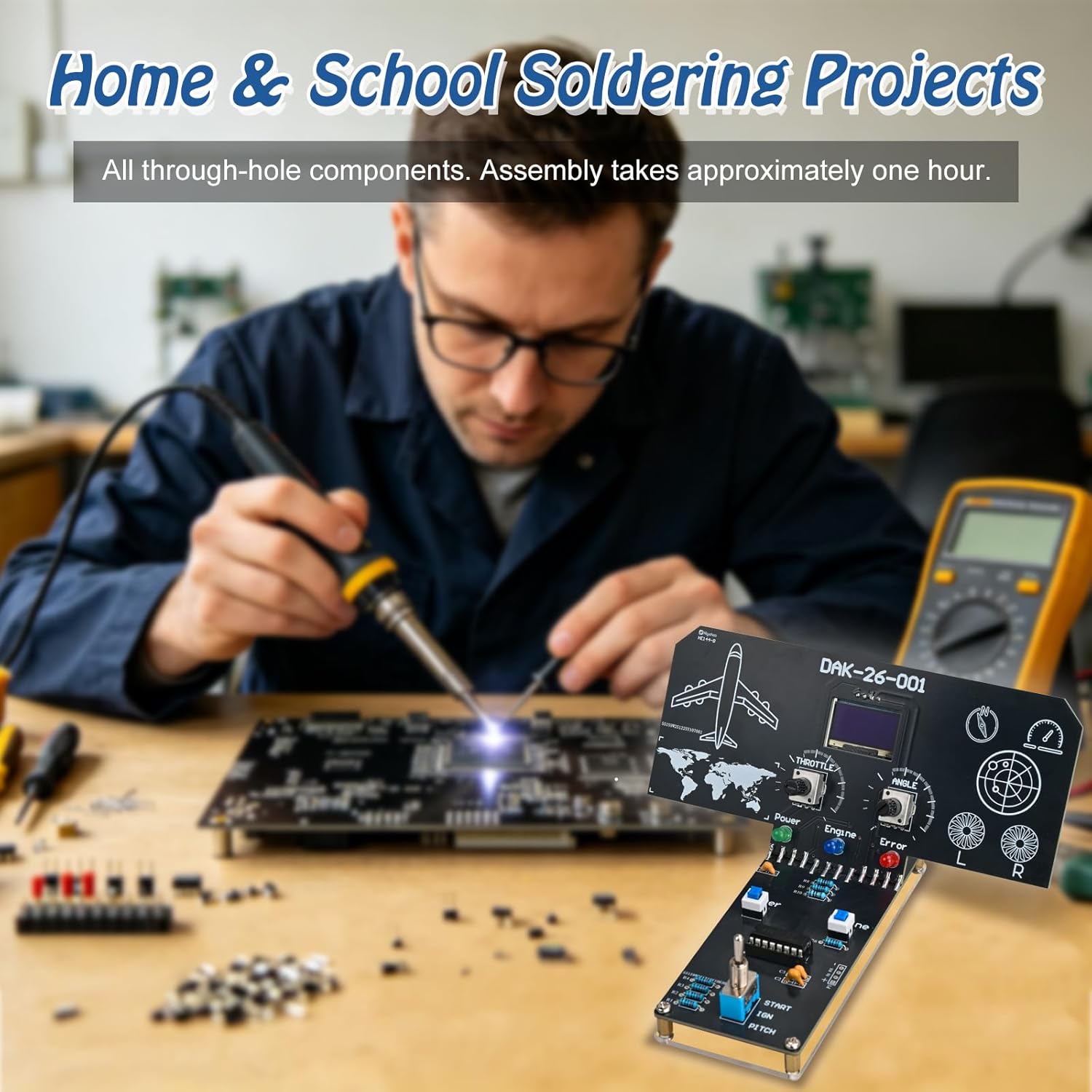 Flight Simulator DIY Soldering - đánh giá và giá Diy Electronics Projects For Students
