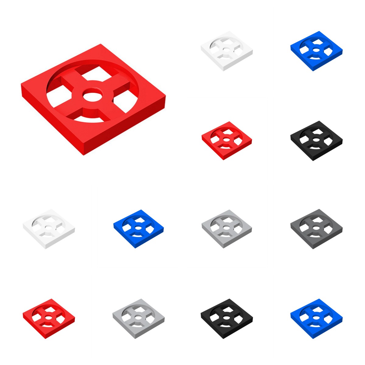 50pcs 3680 3679 Turntable 2 x  - đánh giá và giá Diy Lego Electronics