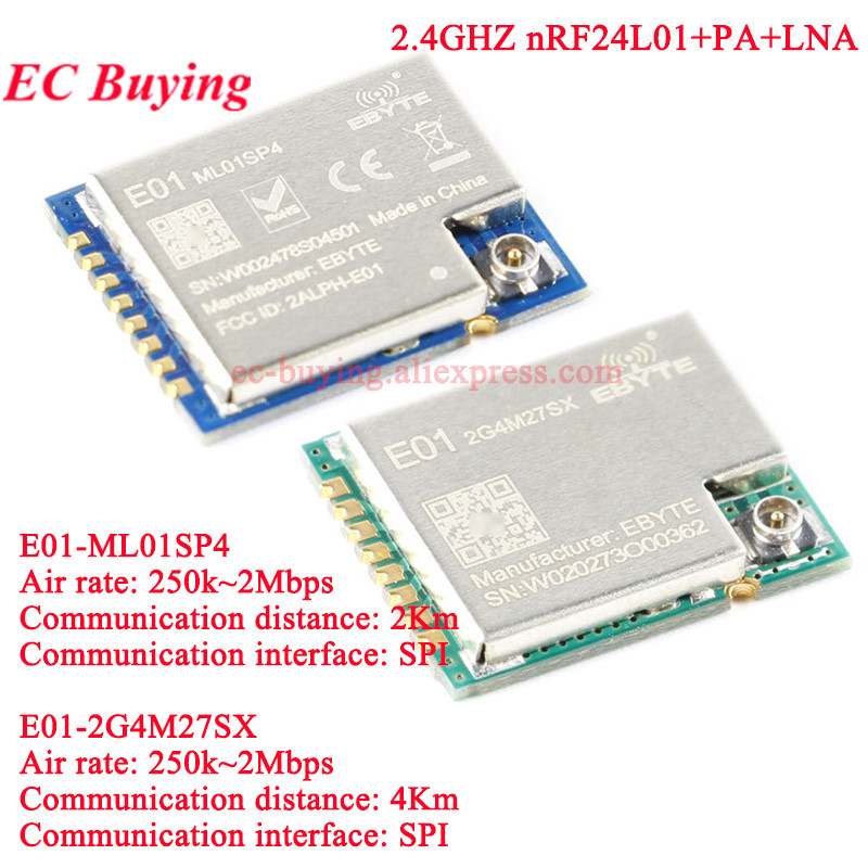 2G4M27SX NRF24L01 + Wifi Mạng  - đánh giá và giá Nrf24L01 Module Wireless