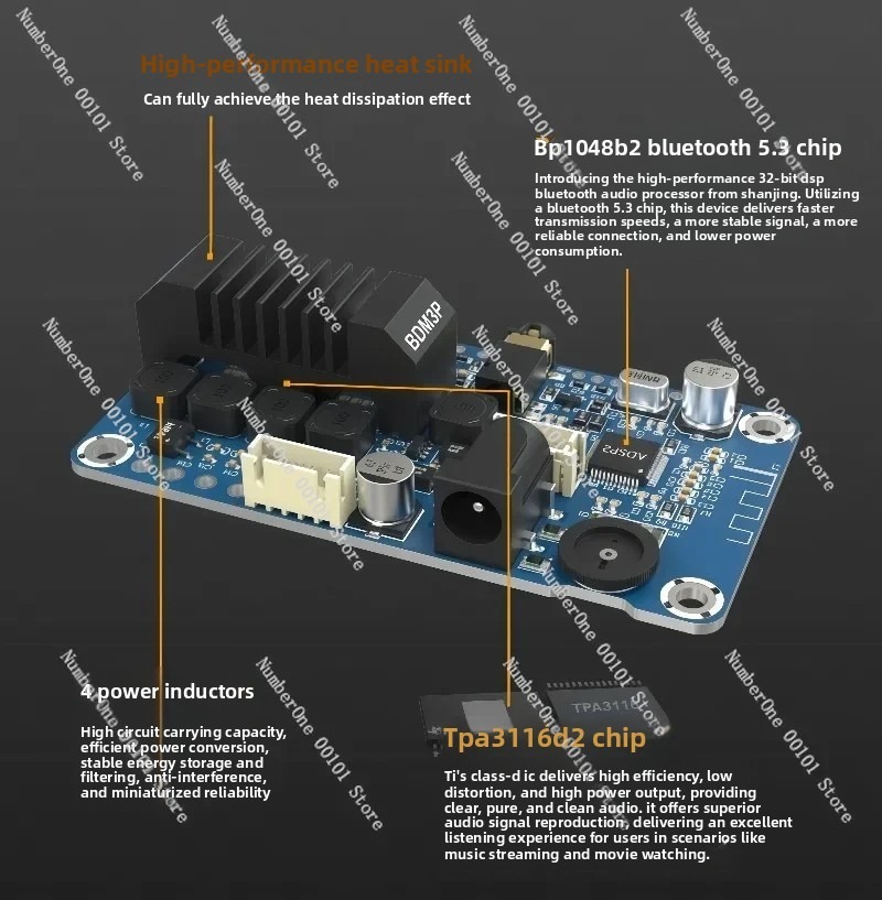 BDM3P Portable Bluetooth 5.3 A - đánh giá và giá Diy Electric Car