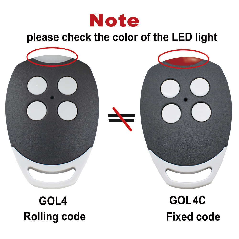 GOL4 4 Button Rolling Code 433 - đánh giá và giá Diy Electronics Button