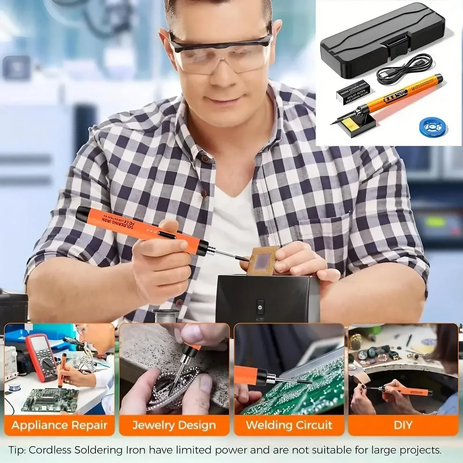 Mini Soldering Iron USB Rechar - đánh giá và giá Flux Pen Electronics