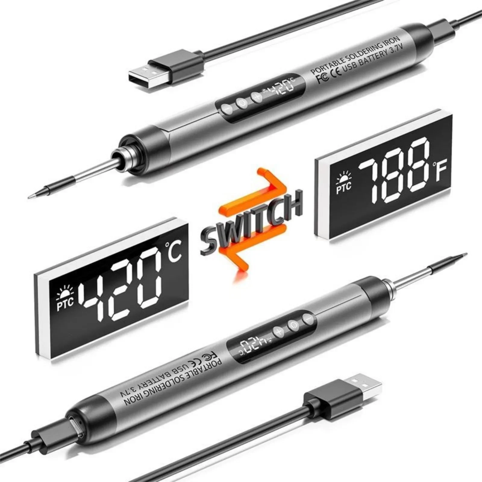 Mini Soldering Iron USB Rechar - đánh giá và giá Flux Pen Electronics