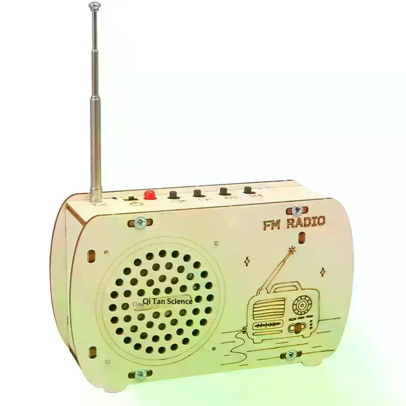 /Cna/DIY Wooden FM Radio Kit V - đánh giá và giá Diy Electronics Projects For Students