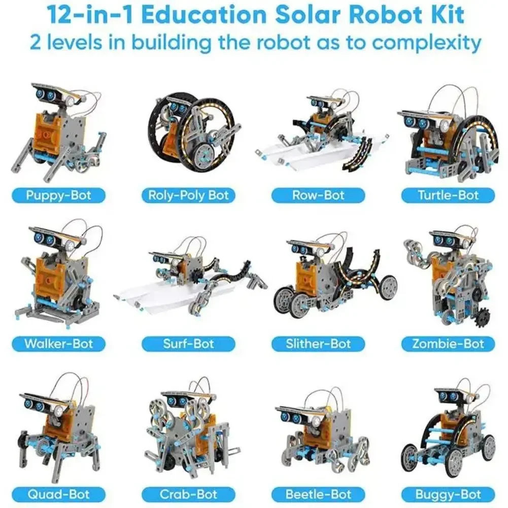 13 in 1 Solar Powered Robot Sc - đánh giá và giá Diy Lego Electronics